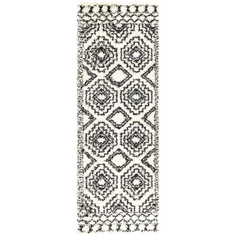 Livabliss Bohemian & Eclectic Beni Shag Tribal Area Rug