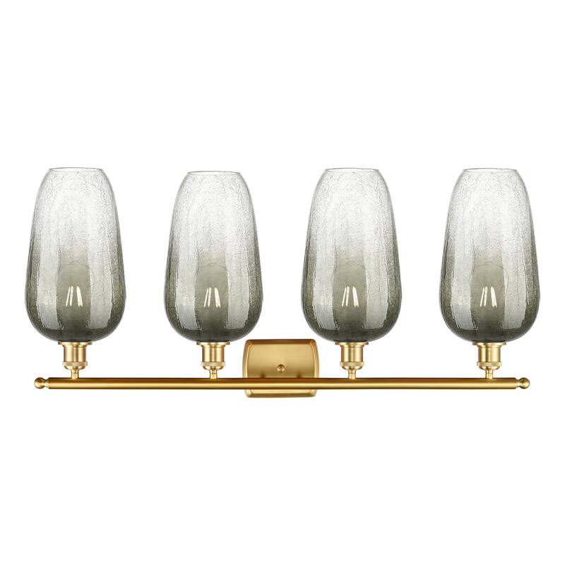 Innovations Lighting Endless Possibilities Ballston - Brookhaven Flute - 4 Light 37" Bath Vanity Light