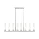Option Striped White / Satin Nickel