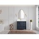 preview thumbnail 28 of 128, Willow Collections 36 in x 22 Aberdeen Freestanding Left Offset Sink Bathroom Vanity with Quartz or Marble Countertop