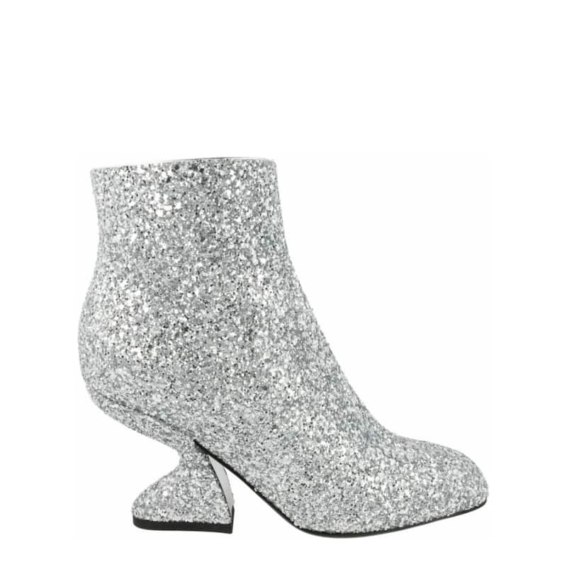 Ferragamo Sal 85 Glitter Ankle Booties - 9.5