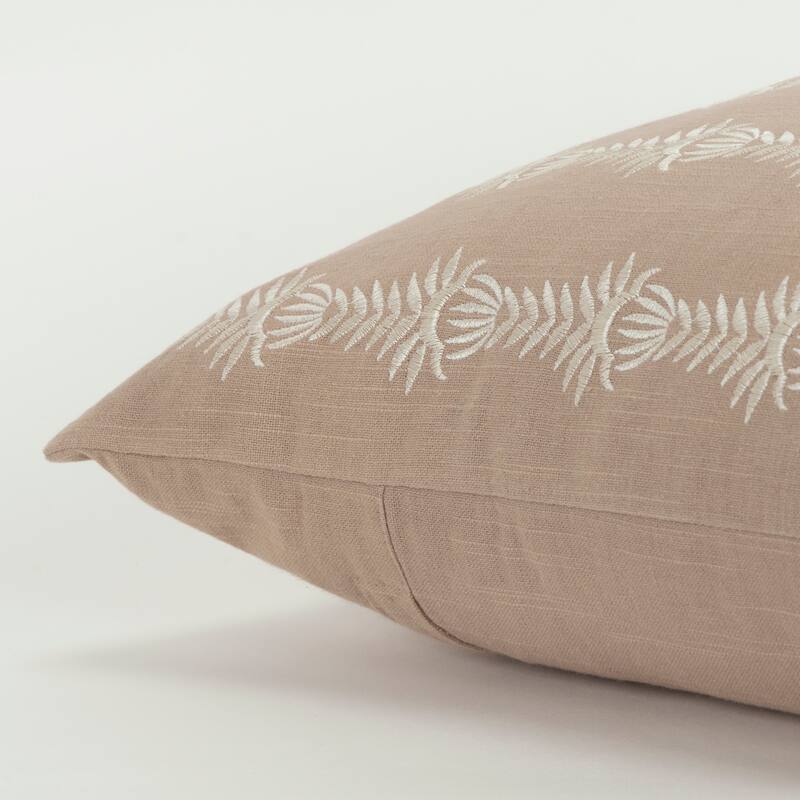 Rizzy Home Embroidered Throw Pillow Cover