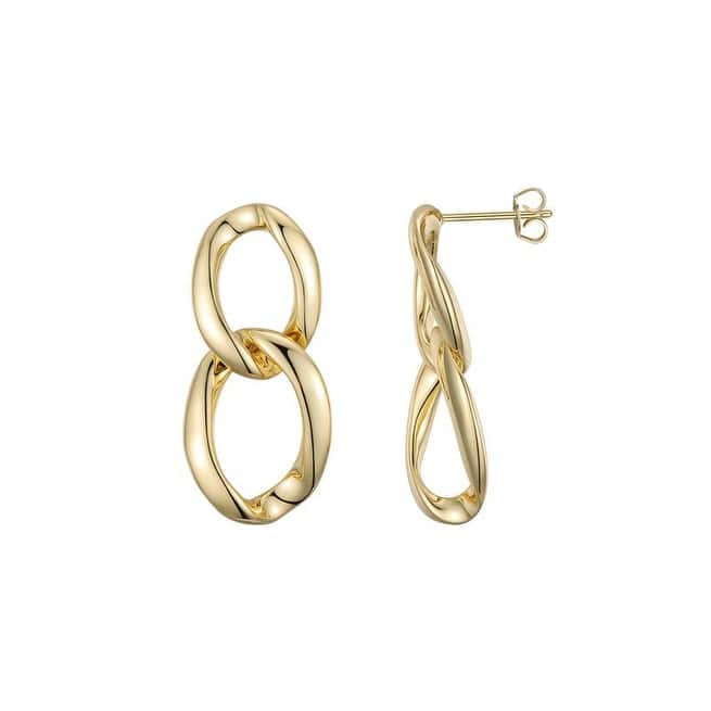 Victoria Townsend Gold Plated Double Loop Earrings