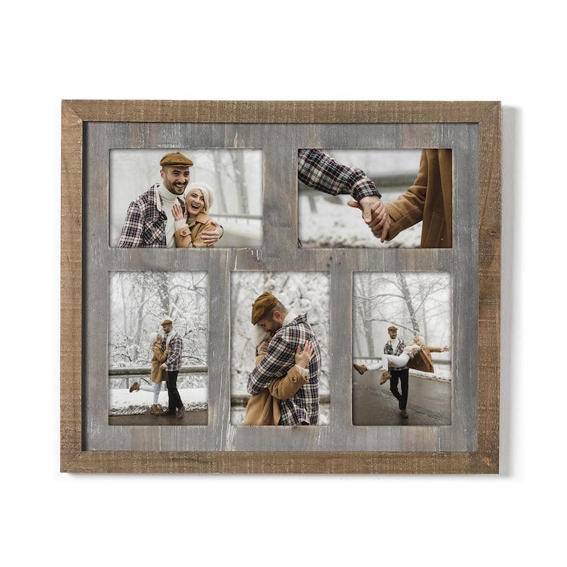 Adeco Wood Wall Photo Frame