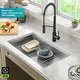 preview thumbnail 22 of 162, KRAUS Kore Workstation Undermount Stainless Steel Kitchen Sink