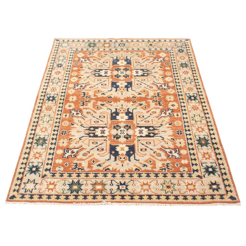 ECARPETGALLERY Hand-knotted Jules Serapi Copper Wool Rug - 5'4 x 8'0