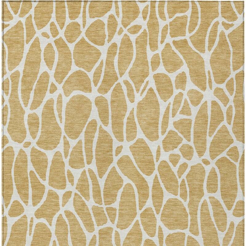 HomeRoots Geometric Transitional Rectangle Outdoor Rug