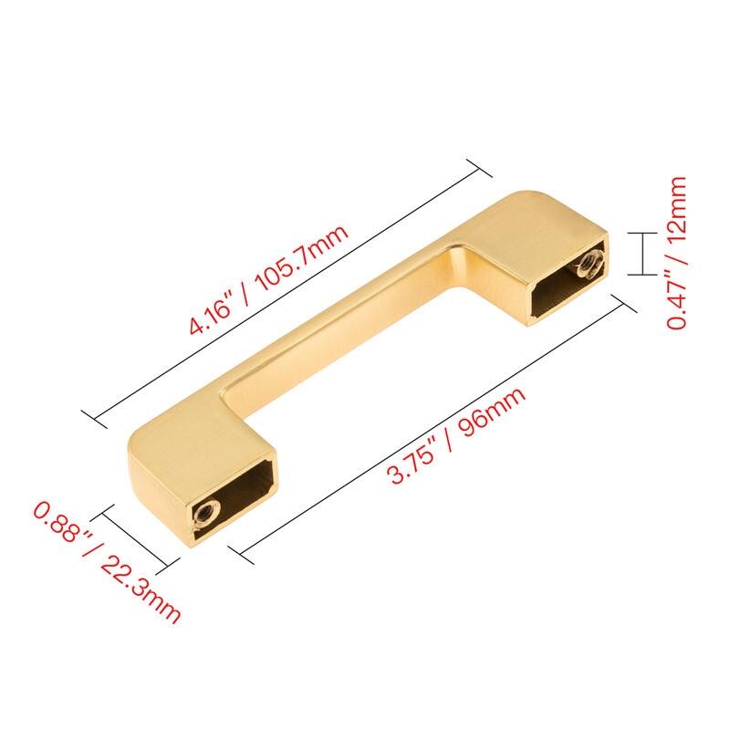Utopia Alley Marino Pull Handle - Decorative Cabinet Drop Pull Handles for Cabinets, 3.75"/5.0" Center to Center