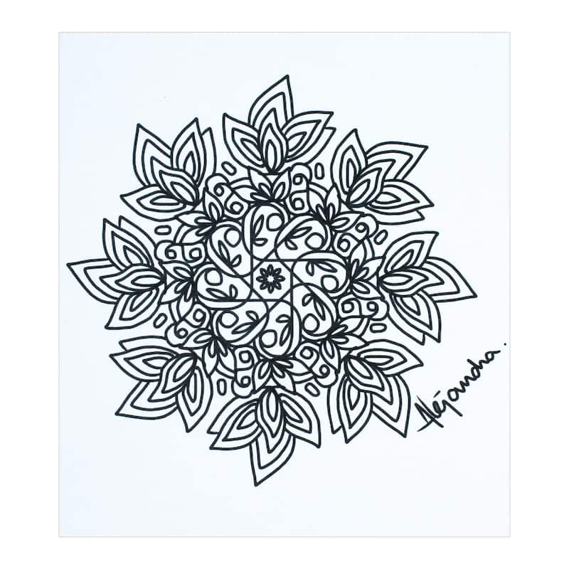 Novica Handmade Spiritual Art Coloring Postcards (Pair)