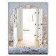 preview thumbnail 2 of 5, Designart 'Stone Door' Traditional Mirror - Printed Wall Mirror