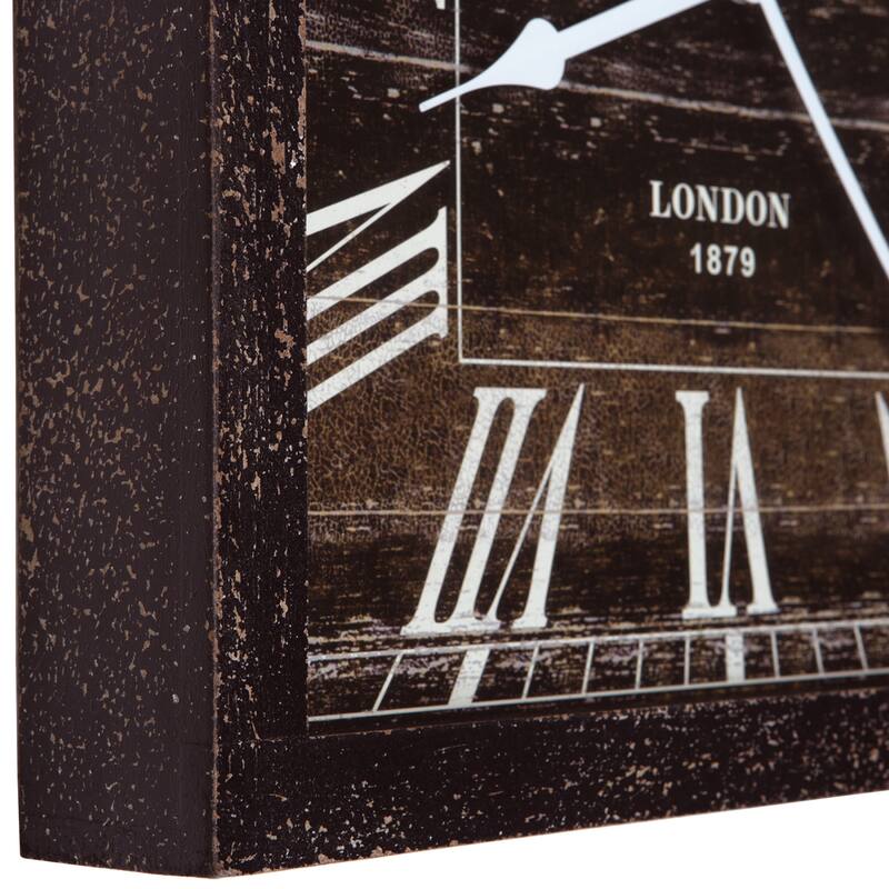 Yosemite Home Decor Square Skip Wall Clock