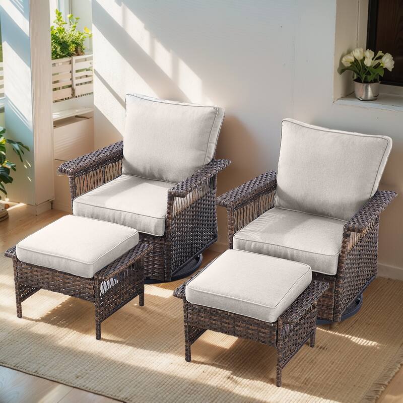 Gymojoy Patio Furniture Set with Professional Outdoor Cushions