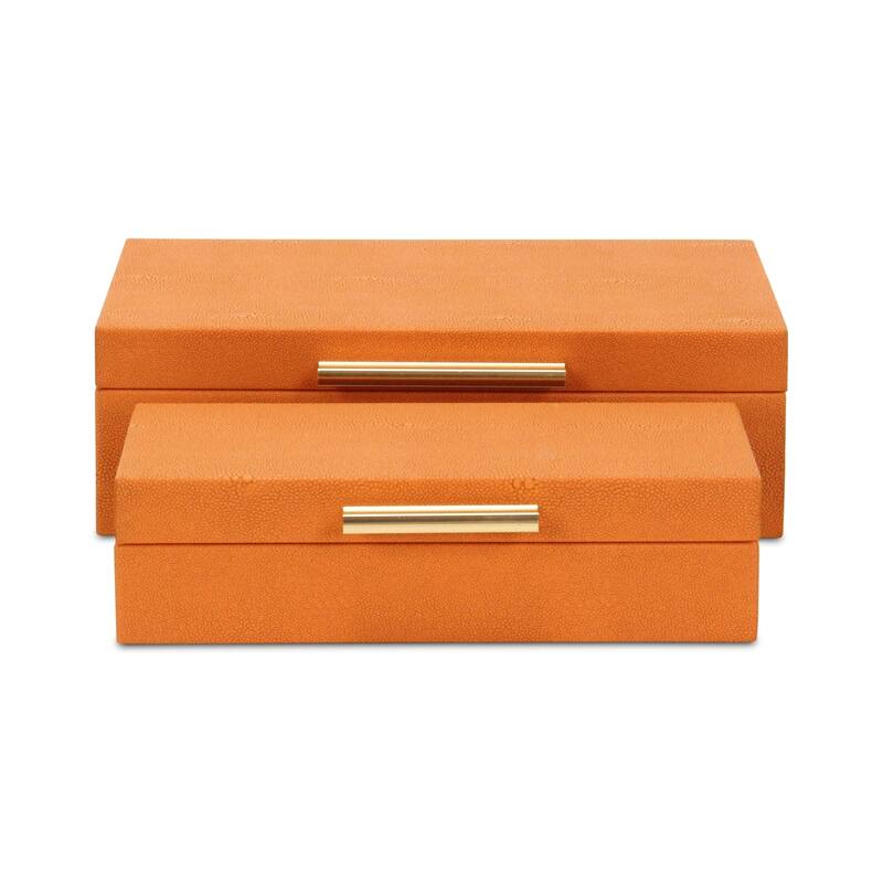Lusan Black Vinyl Decorative Box Set