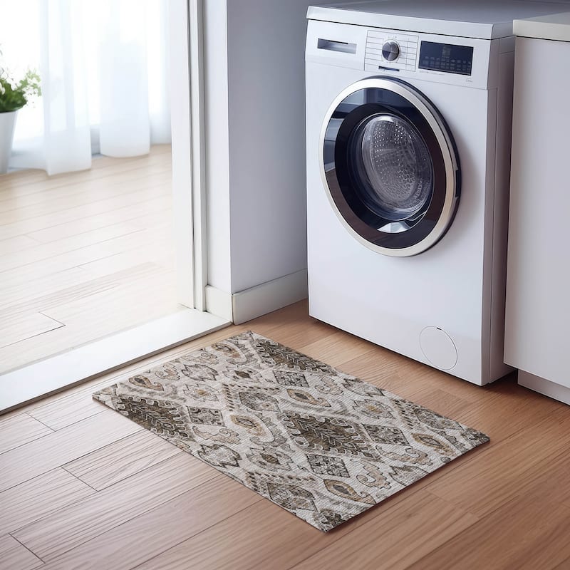 Machine Washable Indoor/ Outdoor Chantille Global Boho Rug