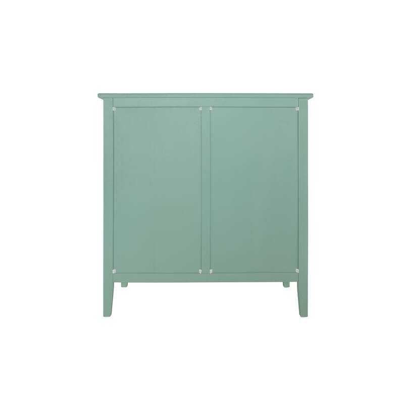3-Drawer Storage Cabinet with Pine Legs & Metal Handles for Entryway or Bedroom Organization