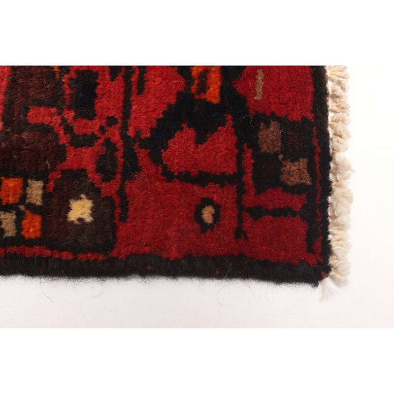 ECARPETGALLERY Hand-knotted Andelz Red Wool Rug - 4'0 x 6'4