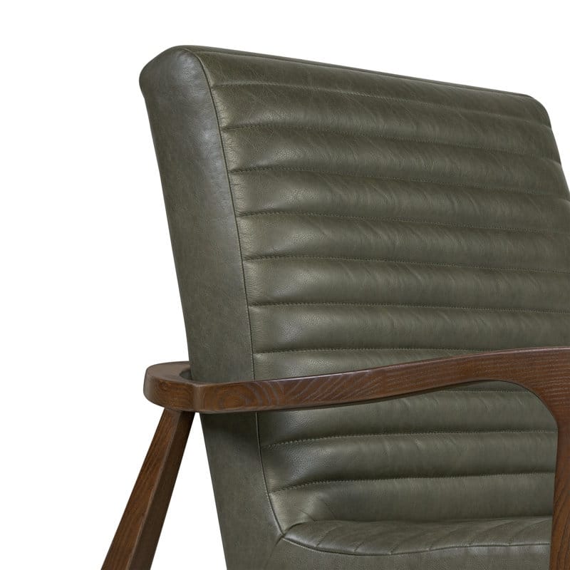 Poly & Bark Rowan Lounge Chair - Full Grain Genuine Italian Leather (Set of 2)