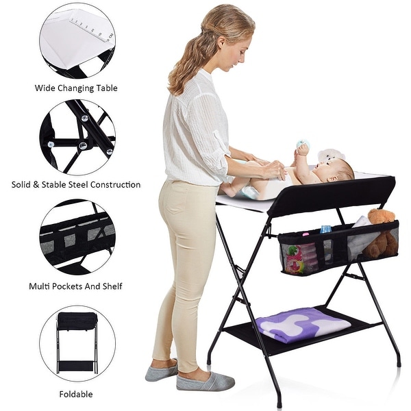 foldable diaper changing table