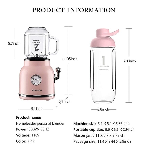 Smoothie maker pink 2025