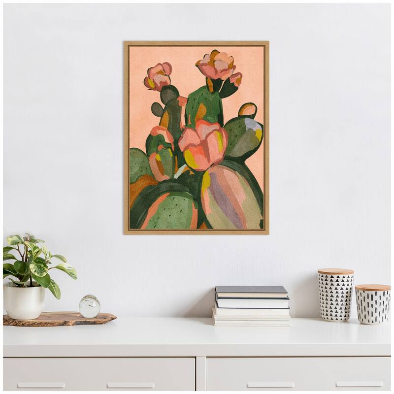 Kate and Laurel Sylvie Southwestern Dreams ll Framed Canvas by Nikita Jariwala