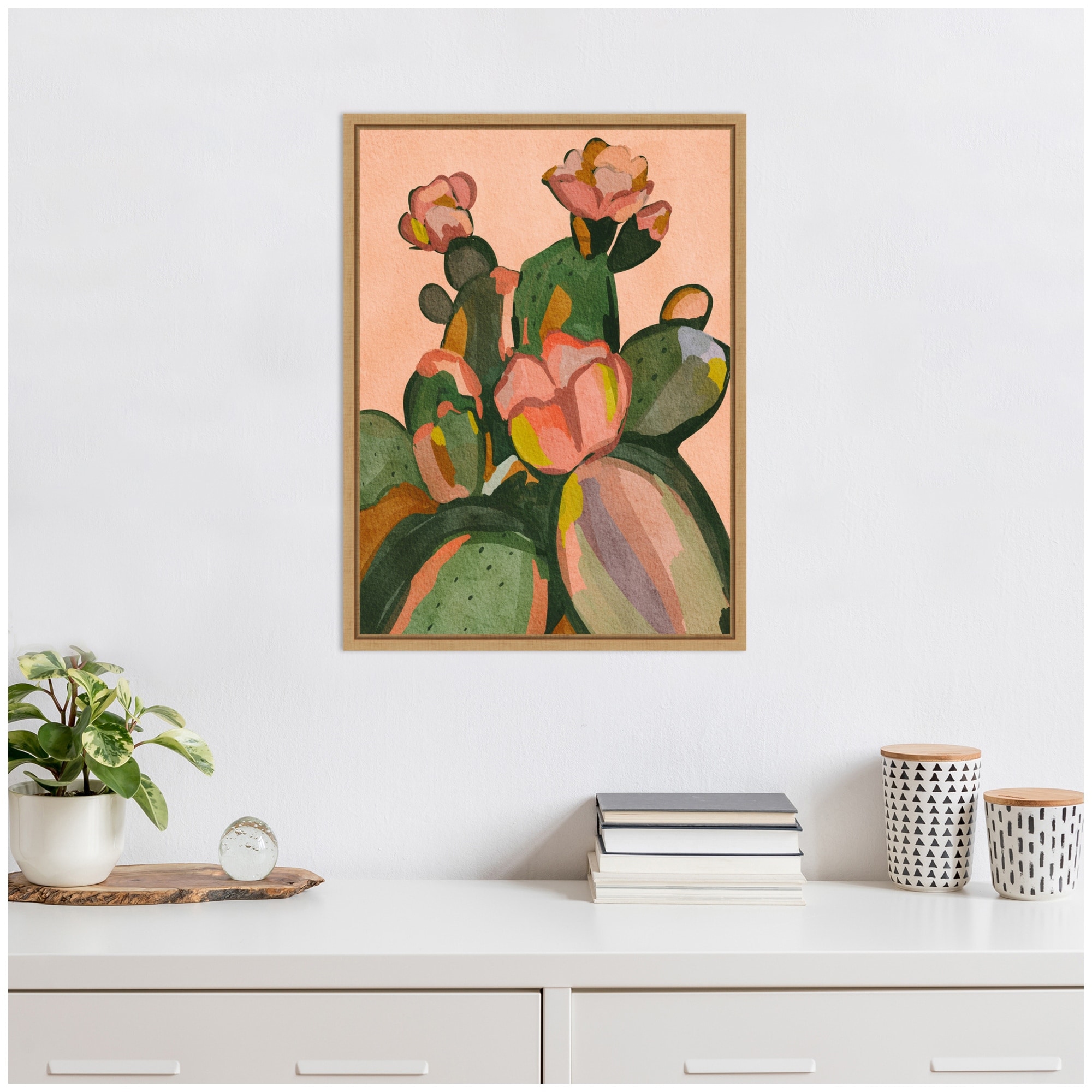 Kate and Laurel Sylvie Southwestern Dreams ll Framed Canvas by Nikita Jariwala