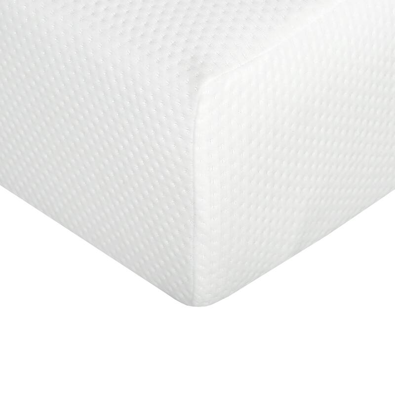 8 in. Medium Gel Foam Bed Mattress in a Box, White