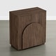 preview thumbnail 40 of 49, Spruce & Spring Modern Sideboard Buffet Cabinet with Wave Design