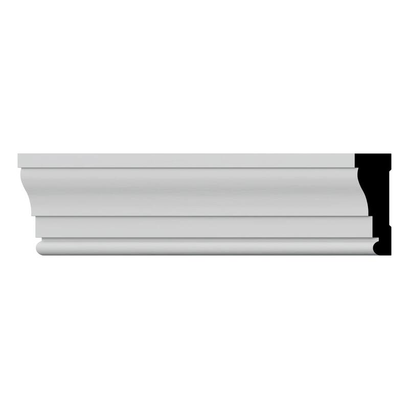 WM376 11/16-in D x 2-1/4-in W x 96-in L Americraft Solid Hardwood Stain Grade Colonial Casing Moulding - Primed Fingerjoint Pine