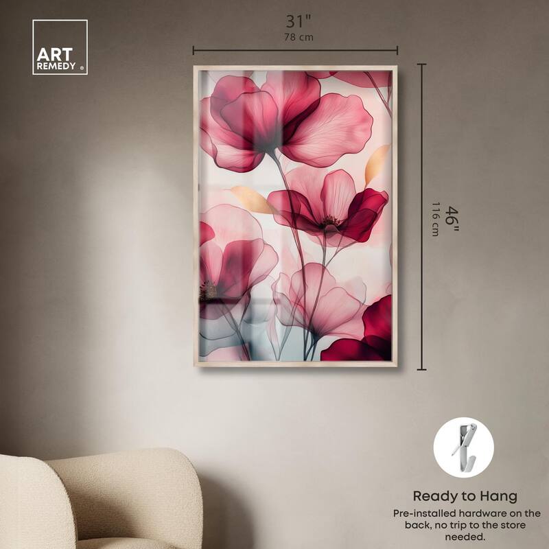 Chiffon Cherry Charm Shadowbox by Art Remedy