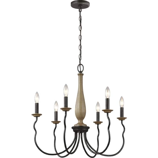 Simira Six Light Chandelier - 22.38 - Multi