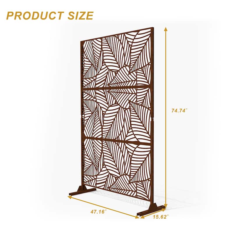 Free Standing Decorative Outdoor Privacy Screen
