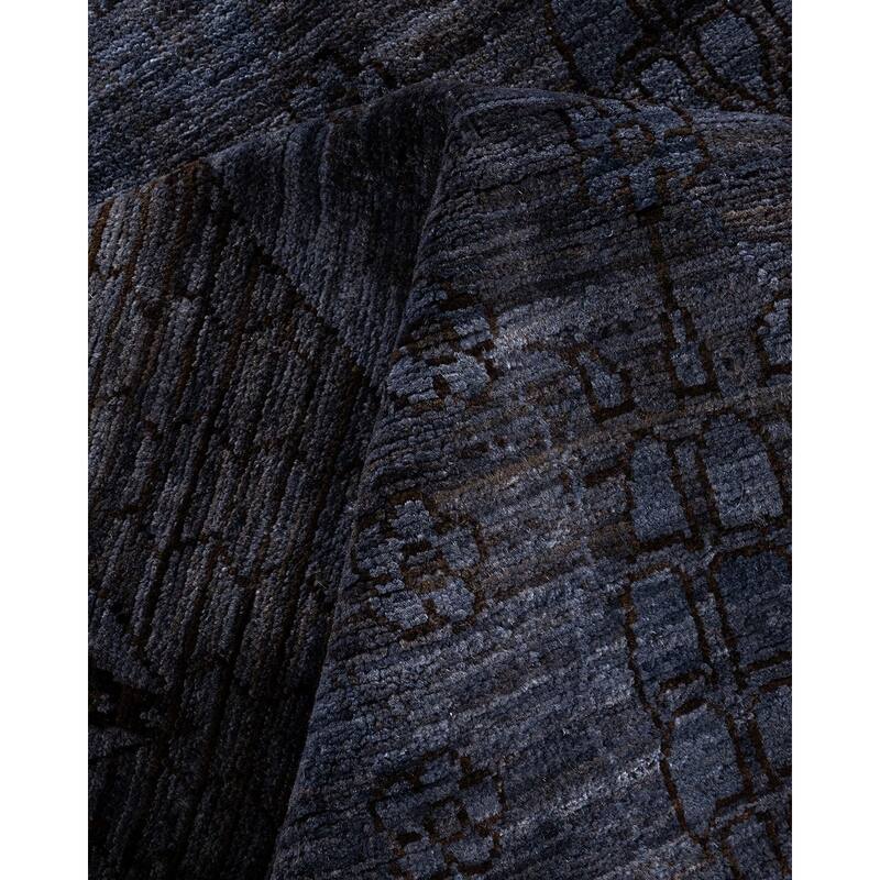 Vibrance One-of-a-Kind Hand-Knotted Area Rug - Gray, 5' 10" x 8' 9" - 5' 10" x 8' 9"