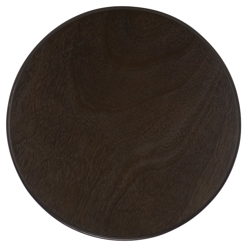 SAFAVIEH Carlotta Grey Pedestal Side Table - 18.1" x 18.1" x 26" - 18"W x 18"D x 26"H