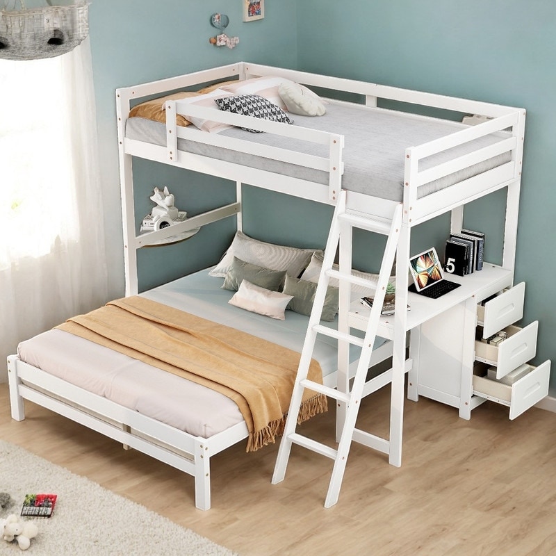 Built in full size bunk beds sales