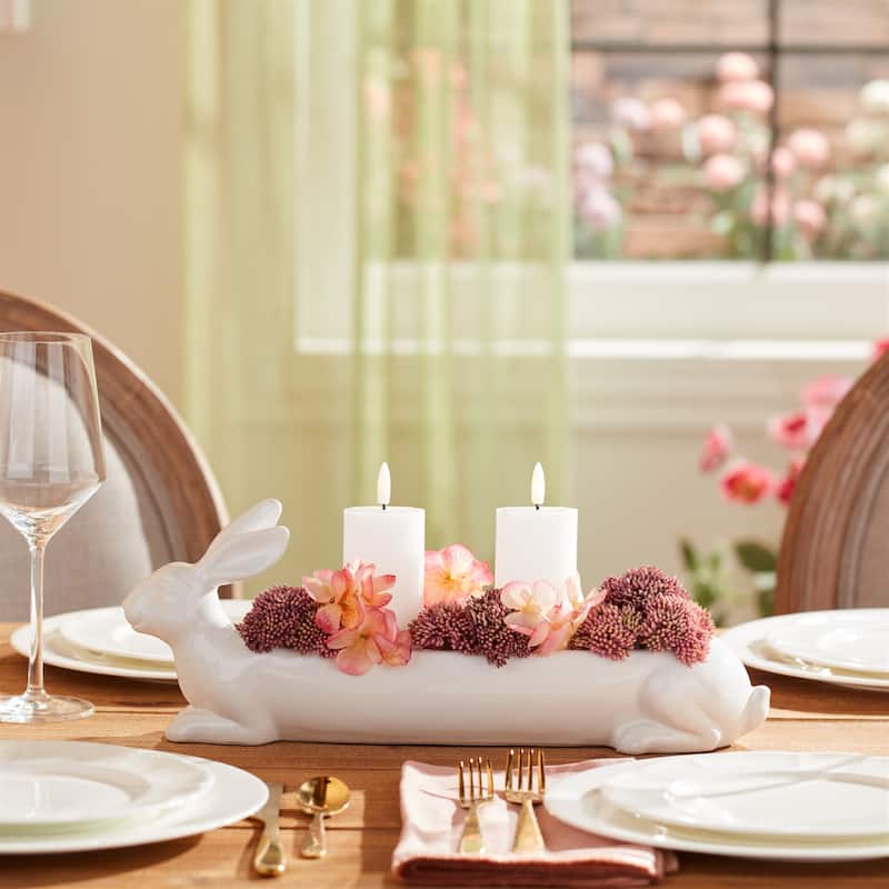 Ceramic Garden Bunny Planter (Set of 4)