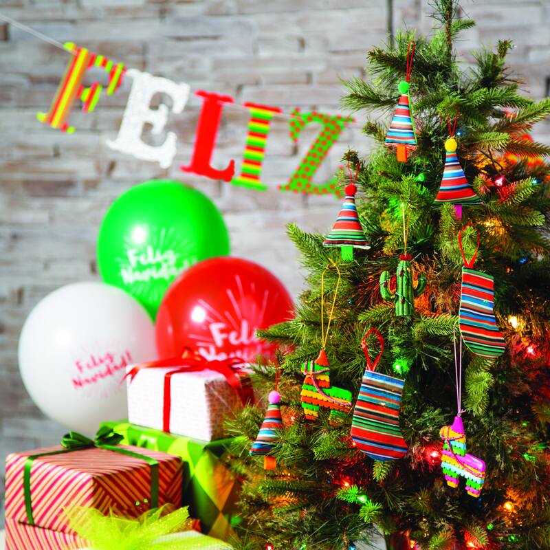 Christmas Lights Cactus Ornaments, Novelty, Home Decor, 12 Pieces 3