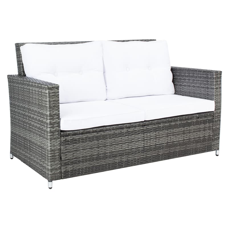 SAFAVIEH Outdoor Living Lorma 4-Piece Patio Set.