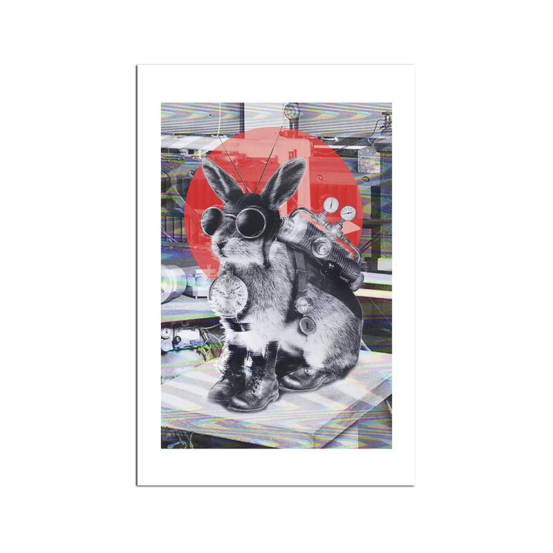 Time Traveler Fine Art Paper Print by Ali Gulec - Multi