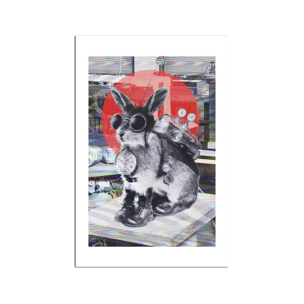 Time Traveler Fine Art Paper Print by Ali Gulec - Multi