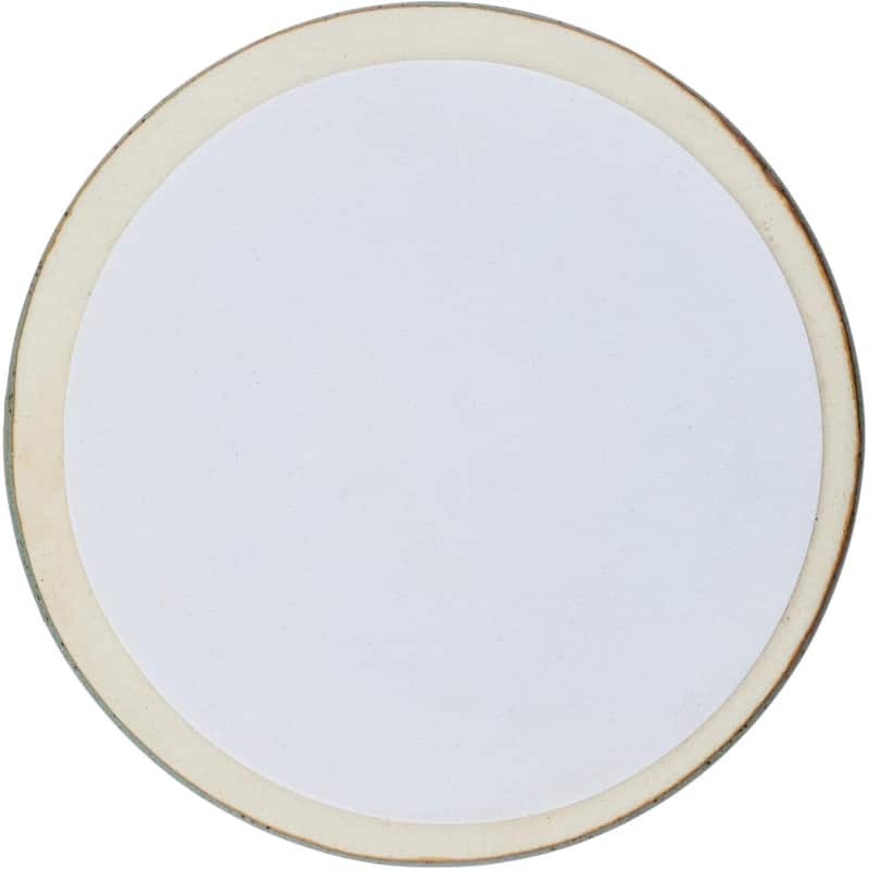 Avocado Green Set of Two Elise Short Ceramic Candlesticks by Aria Home