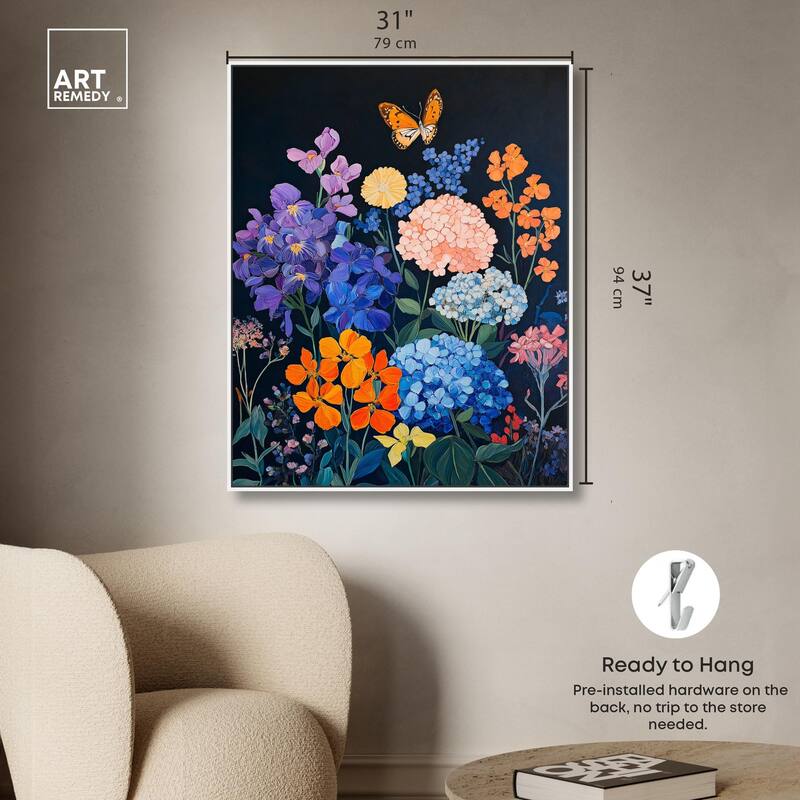 Twilight Blossoms I Canvas by Art Remedy