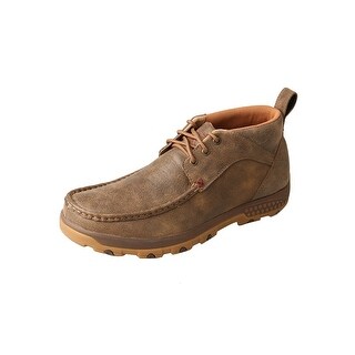Shop Twisted X Casual Shoes Mens Driving Moc Leather Lace Up Bomber Overstock 26427639