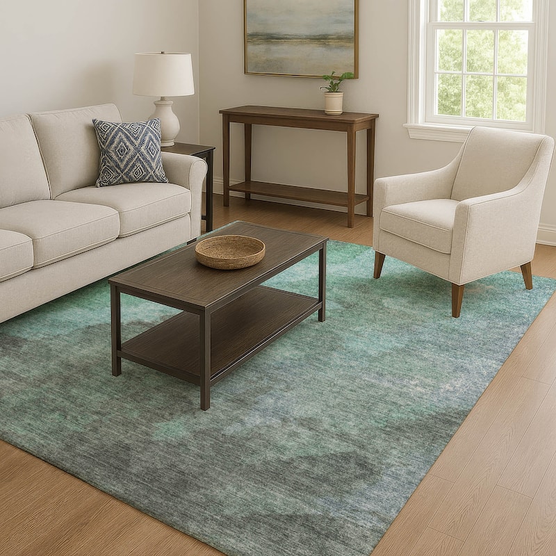 Premium Washable Super Soft Abstract Ombre Mayfield Rug