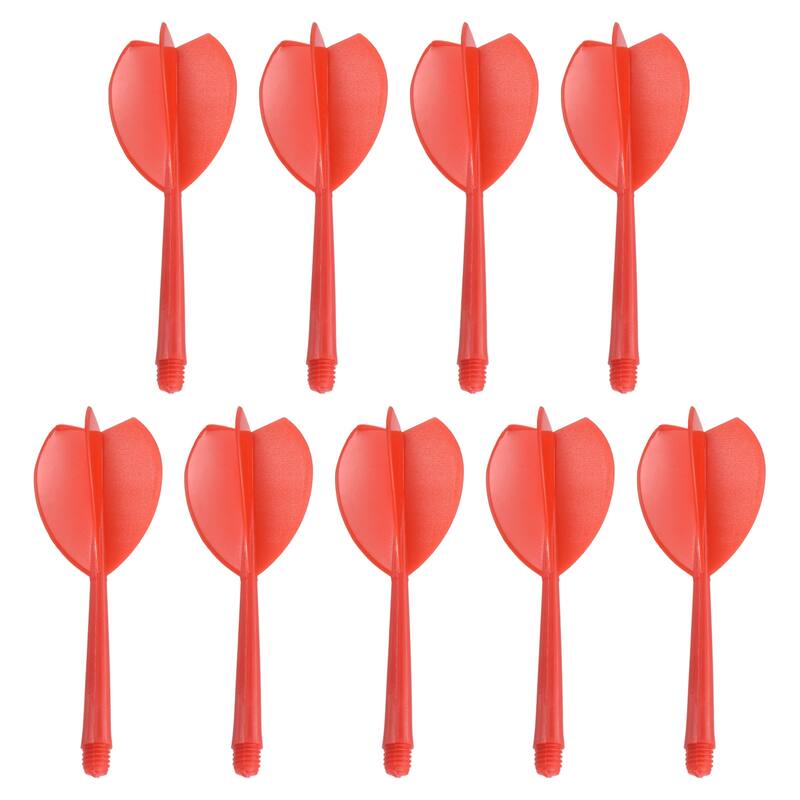 Integrated Dart Shaft & Flights, 9 Pack Plastic Dart Flight Set