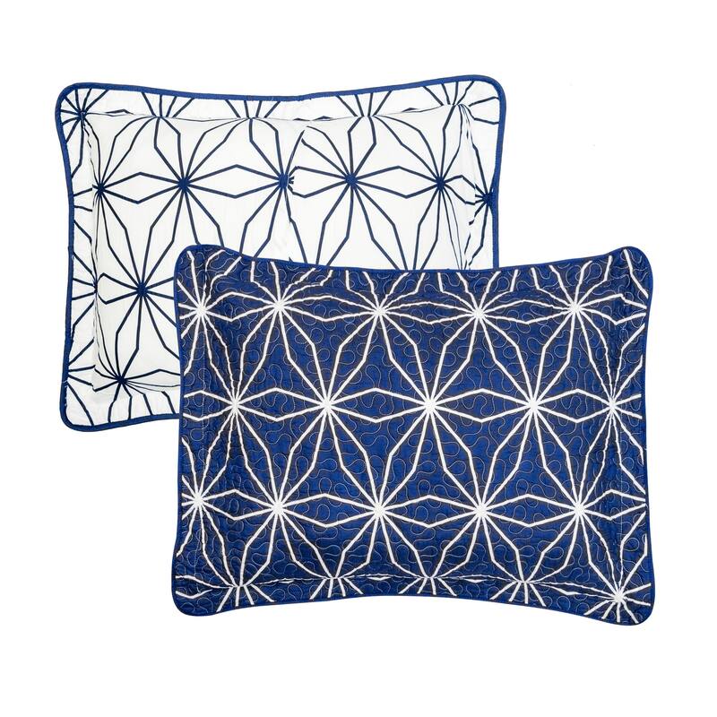 Home Soft Things Memphis 7 Piece Printed Microfiber Quilts Set