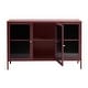 preview thumbnail 26 of 27, Rye Studio Brianne Modern Metal & Glass 3-Door Sideboard