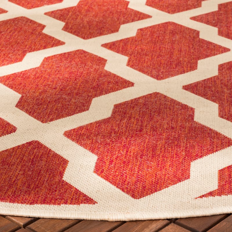 SAFAVIEH Beach House Petrona Indoor/ Outdoor Waterproof Patio Backyard Rug