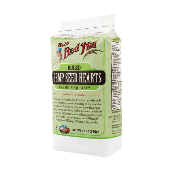 Bob's Red Mill HulLED Hemp Seed Hearts - 12 oz - Case of 4