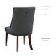 preview thumbnail 24 of 25, Linon Allard Modern Dining Chairs with Espresso Legs (Set of 2)