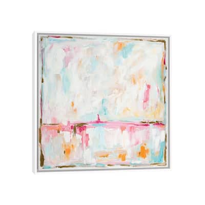 iCanvas "Cotton Candy Cloud" by L. Hewitt Framed Canvas Print